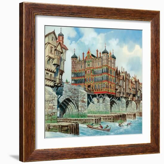 Old London Bridge-Peter Jackson-Framed Giclee Print