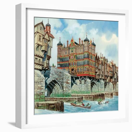 Old London Bridge-Peter Jackson-Framed Giclee Print