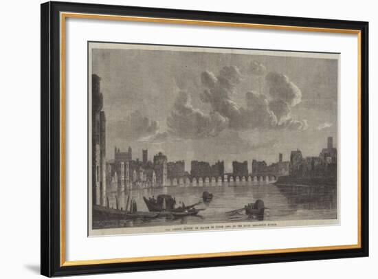 Old London Bridge-Claude de Jongh-Framed Giclee Print