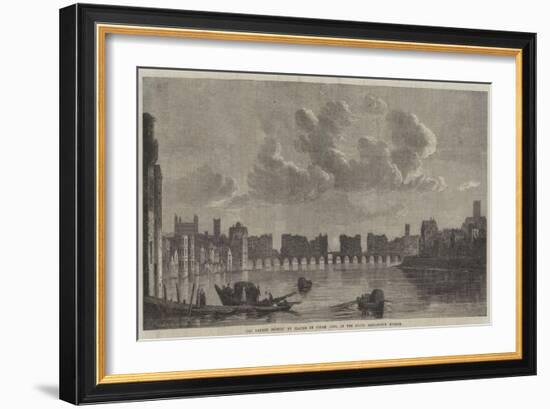 Old London Bridge-Claude de Jongh-Framed Giclee Print