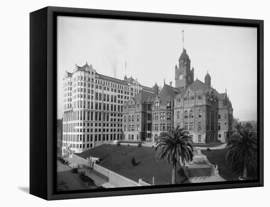 Old Los Angeles Courthouse-null-Framed Premier Image Canvas