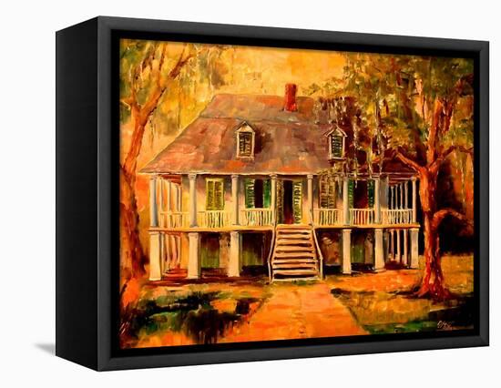 Old Louisiana Planters House-Diane Millsap-Framed Stretched Canvas