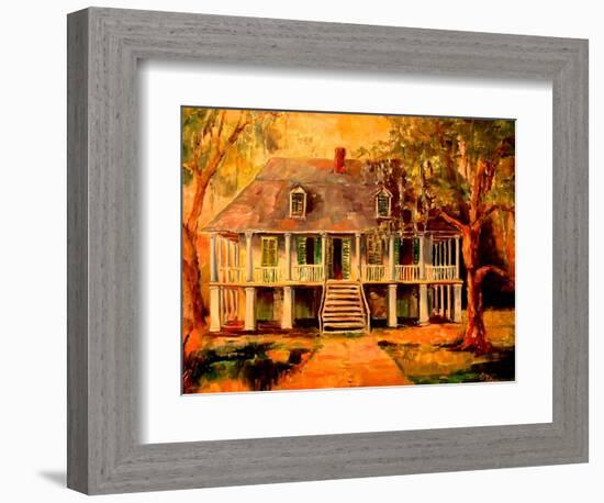 Old Louisiana Planters House-Diane Millsap-Framed Art Print