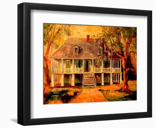Old Louisiana Planters House-Diane Millsap-Framed Art Print