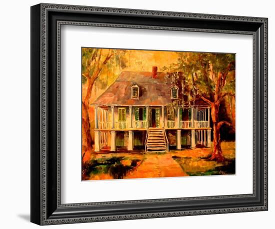 Old Louisiana Planters House-Diane Millsap-Framed Art Print