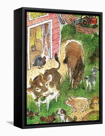 Old Macdonald Had a Farm - Playmate-Valeri Gorbachev-Framed Premier Image Canvas