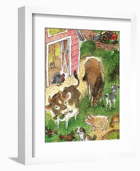 Old Macdonald Had a Farm - Playmate-Valeri Gorbachev-Framed Giclee Print