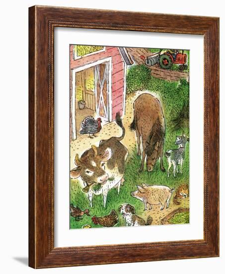 Old Macdonald Had a Farm - Playmate-Valeri Gorbachev-Framed Giclee Print