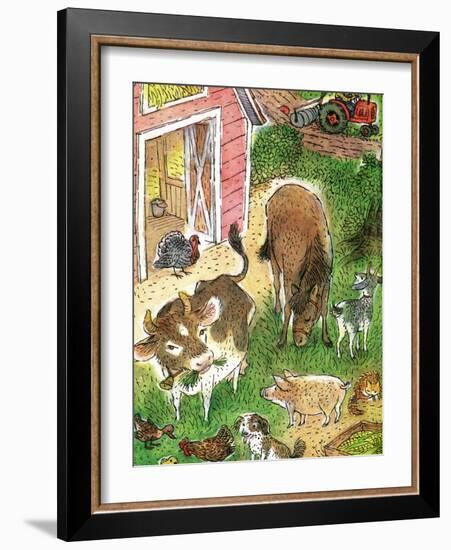 Old Macdonald Had a Farm - Playmate-Valeri Gorbachev-Framed Giclee Print