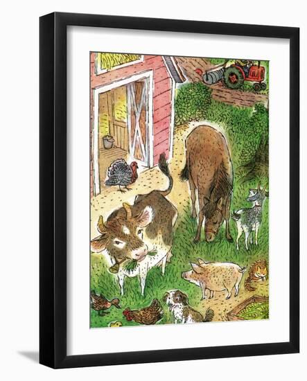 Old Macdonald Had a Farm - Playmate-Valeri Gorbachev-Framed Giclee Print