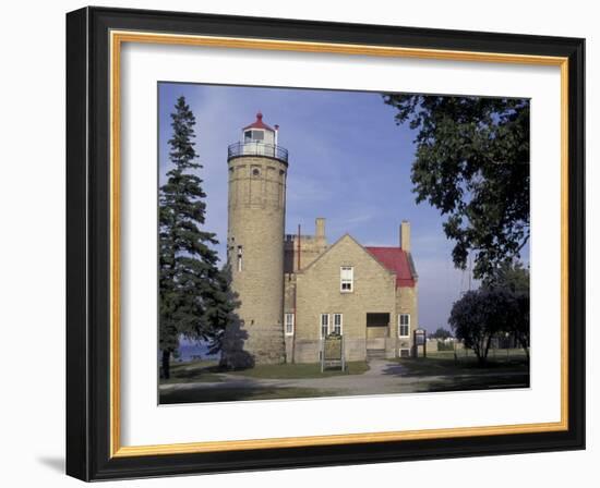 Old Mackinac Point Lighthouse, Michigan, USA-Adam Jones-Framed Photographic Print