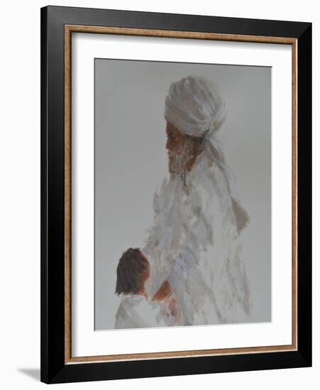 Old Man and Child-Lincoln Seligman-Framed Giclee Print