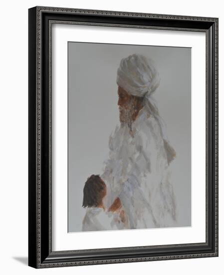 Old Man and Child-Lincoln Seligman-Framed Giclee Print