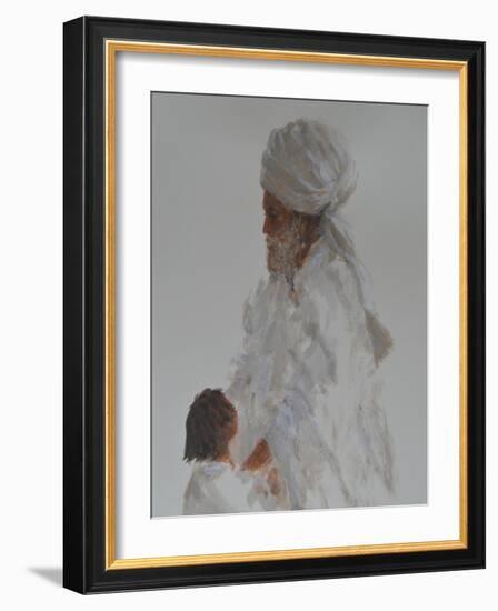 Old Man and Child-Lincoln Seligman-Framed Giclee Print