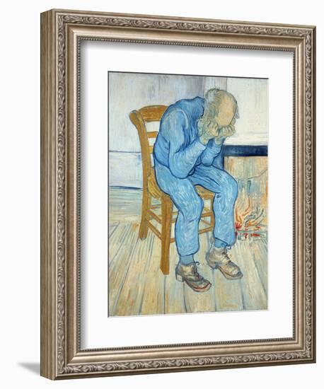 Old Man in Sorrow, 1890-Vincent van Gogh-Framed Premium Giclee Print