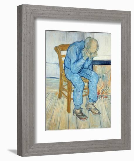 Old Man in Sorrow, 1890-Vincent van Gogh-Framed Premium Giclee Print