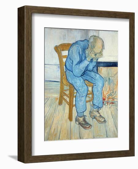Old Man in Sorrow, 1890-Vincent van Gogh-Framed Premium Giclee Print