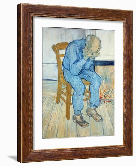 Old Man in Sorrow, 1890-Vincent van Gogh-Framed Giclee Print