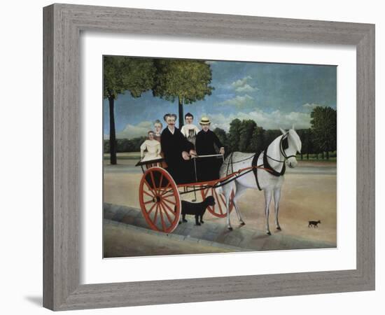 Old Man Junier's Trap, 1908-Henri Rousseau-Framed Giclee Print