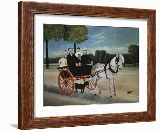 Old Man Junier's Trap, 1908-Henri Rousseau-Framed Giclee Print