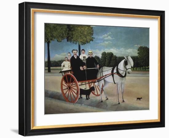 Old Man Junier's Trap, 1908-Henri Rousseau-Framed Giclee Print