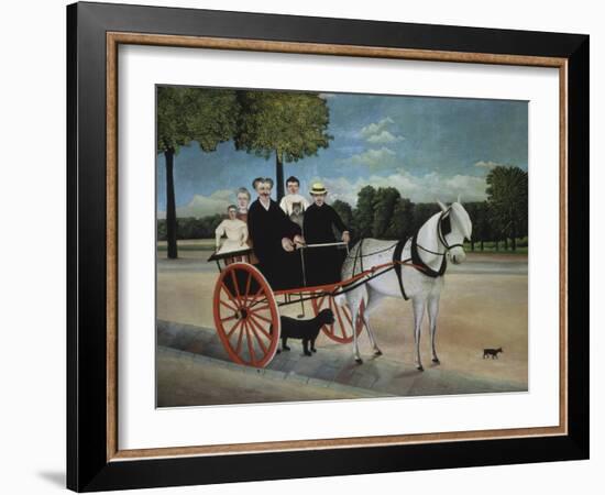 Old Man Junier's Trap, 1908-Henri Rousseau-Framed Premium Giclee Print