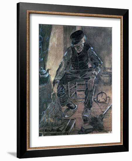 Old Man Kindling Wood, 1881-Vincent van Gogh-Framed Giclee Print