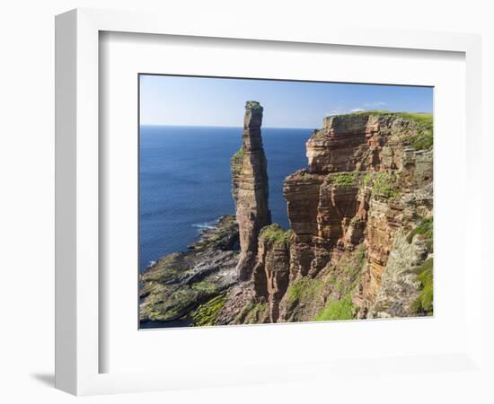 Old Man of Hoy, Orkney islands, Scotland.-Martin Zwick-Framed Photographic Print