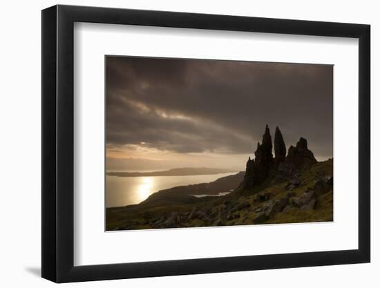 Old Man of Storr at Dawn, Skye, Inner Hebrides, Scotland, UK, January 2011-Peter Cairns-Framed Photographic Print