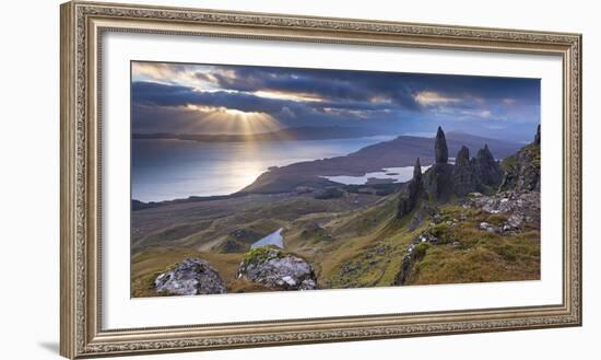 Old Man of Storr, Isle of Skye, Scotland. Autumn (November)-Adam Burton-Framed Photographic Print