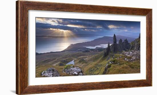 Old Man of Storr, Isle of Skye, Scotland. Autumn (November)-Adam Burton-Framed Photographic Print