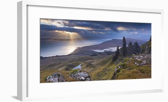 Old Man of Storr, Isle of Skye, Scotland. Autumn (November)-Adam Burton-Framed Photographic Print