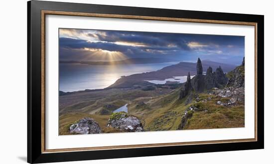 Old Man of Storr, Isle of Skye, Scotland. Autumn (November)-Adam Burton-Framed Photographic Print