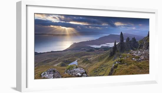 Old Man of Storr, Isle of Skye, Scotland. Autumn (November)-Adam Burton-Framed Photographic Print