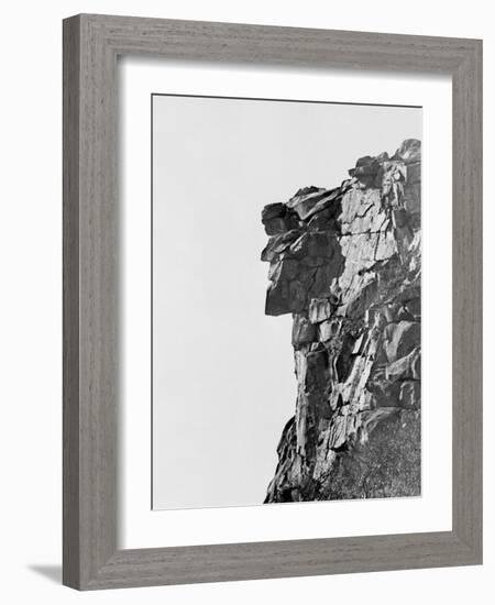 Old Man of the Mountain, Franconia Notch, White Mountains-null-Framed Photo