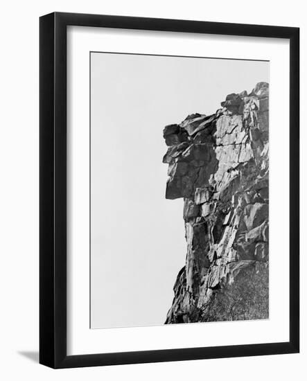 Old Man of the Mountain, Franconia Notch, White Mountains-null-Framed Photo