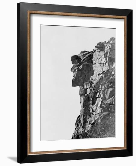 Old Man of the Mountain, Franconia Notch, White Mountains-null-Framed Photo