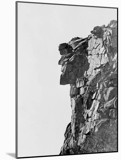 Old Man of the Mountain, Franconia Notch, White Mountains-null-Mounted Photo