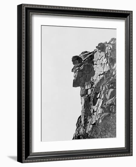 Old Man of the Mountain, Franconia Notch, White Mountains-null-Framed Photo