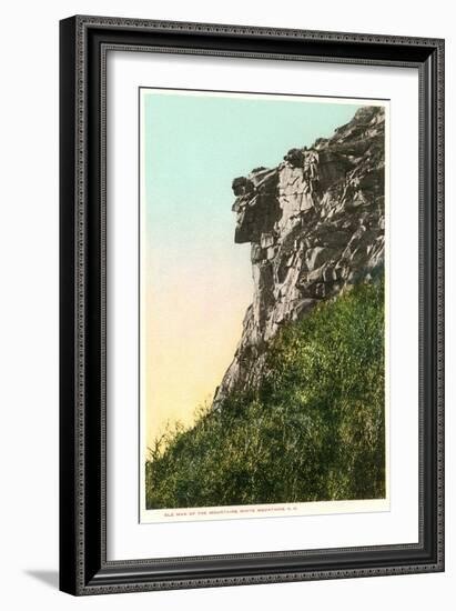 Old Man of the Mountains, White Mountain, New Hampshire-null-Framed Premium Giclee Print