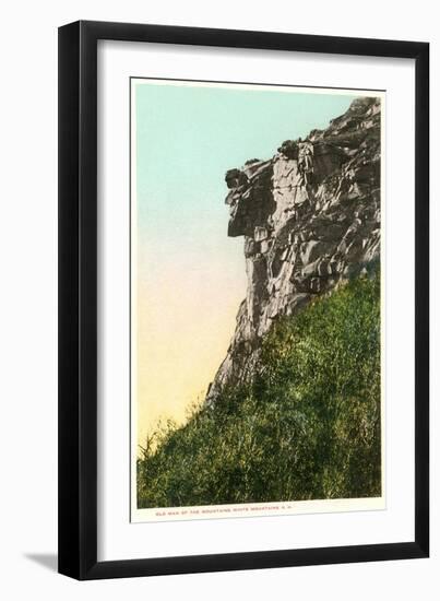 Old Man of the Mountains, White Mountain, New Hampshire-null-Framed Art Print