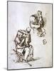 Old Man Playing with Child, 1635-1640-Rembrandt van Rijn-Mounted Giclee Print