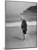 Old Man Wading on San Sebastian Beach-Eliot Elisofon-Mounted Photographic Print