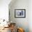 Old Man Walking in a Typical Street in Chefchaouen, Rif Mountains Region, Morocco-Levy Yadid-Framed Photographic Print displayed on a wall