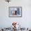 Old Man Walking in a Typical Street in Chefchaouen, Rif Mountains Region, Morocco-Levy Yadid-Framed Photographic Print displayed on a wall