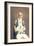 Old Man with a Fan-Baron Von Raimund Stillfried-Framed Art Print