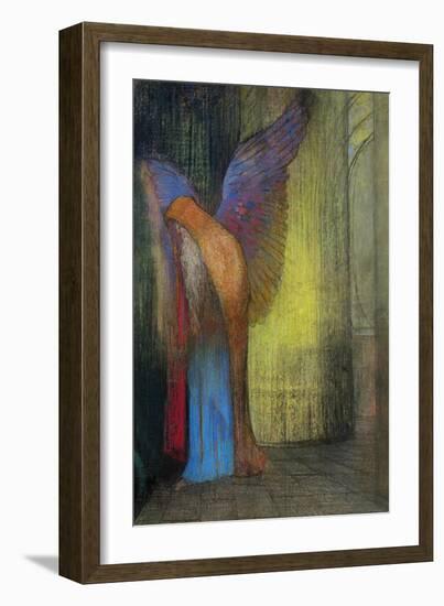 Old Man with Wings, 1895-Odilon Redon-Framed Giclee Print