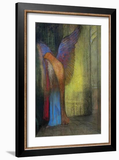 Old Man with Wings, 1895-Odilon Redon-Framed Giclee Print