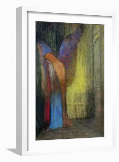 Old Man with Wings, 1895-Odilon Redon-Framed Giclee Print