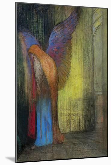 Old Man with Wings, 1895-Odilon Redon-Mounted Giclee Print